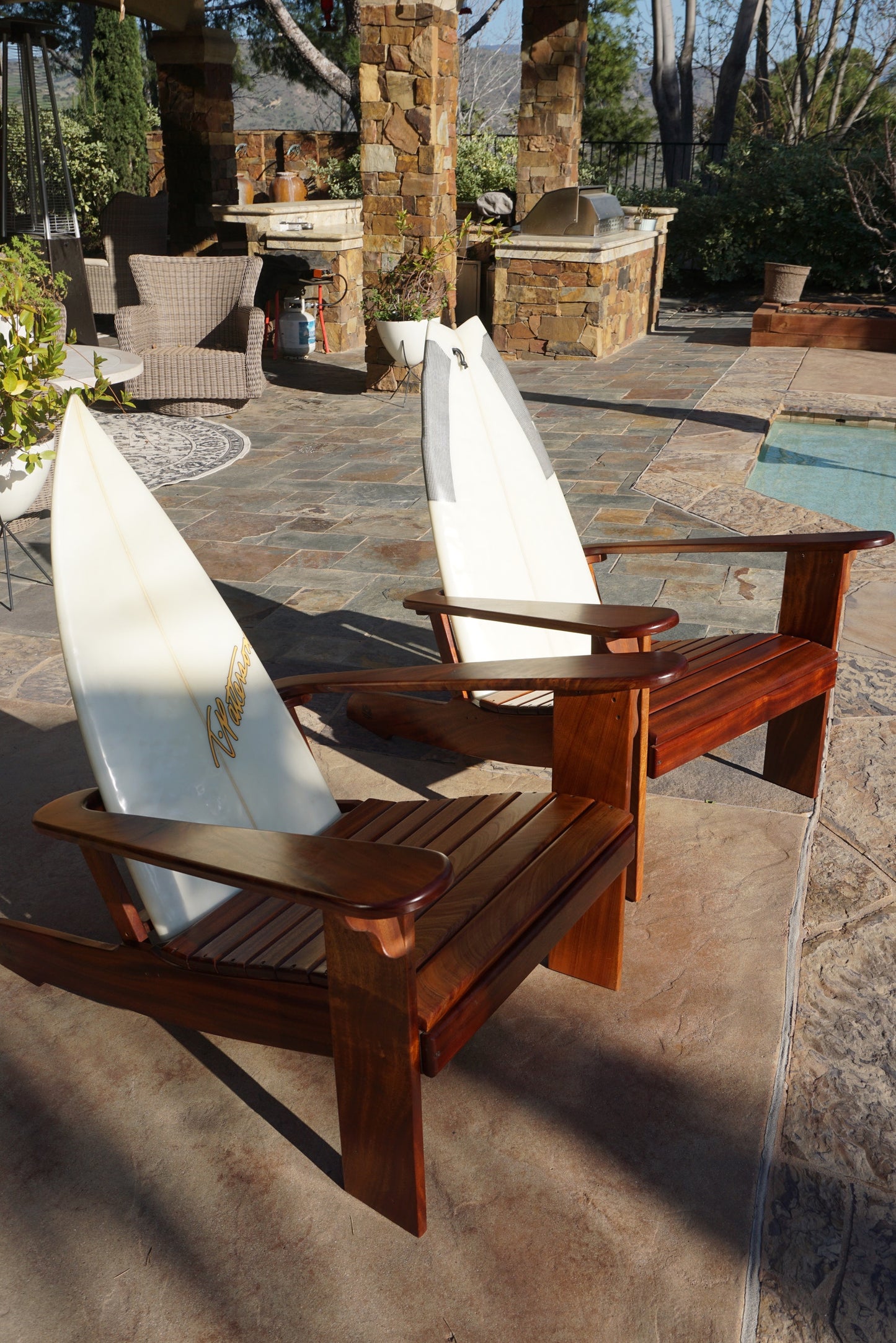 .T. Patterson. Large. Mahogany set of 2