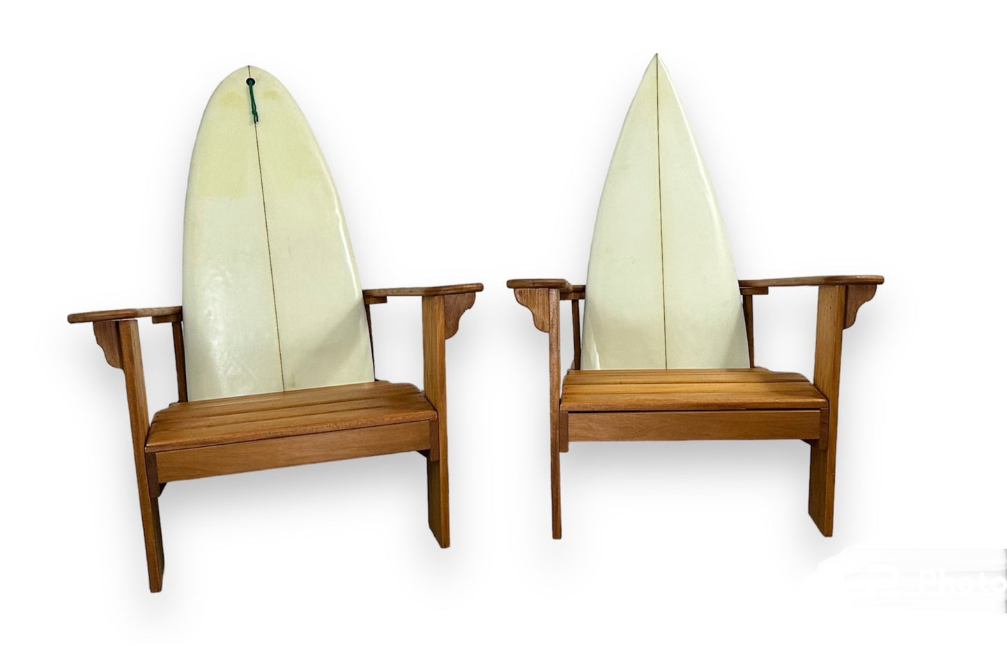 "White Fin" – Mahogany Set of 2