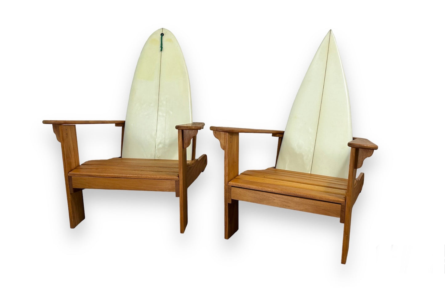 "White Fin" – Mahogany Set of 2
