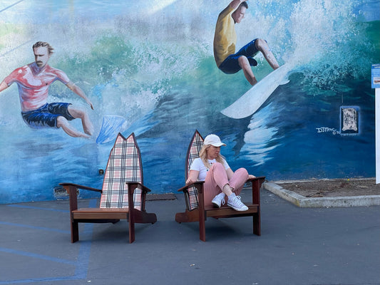 Checkered Mahogany Set