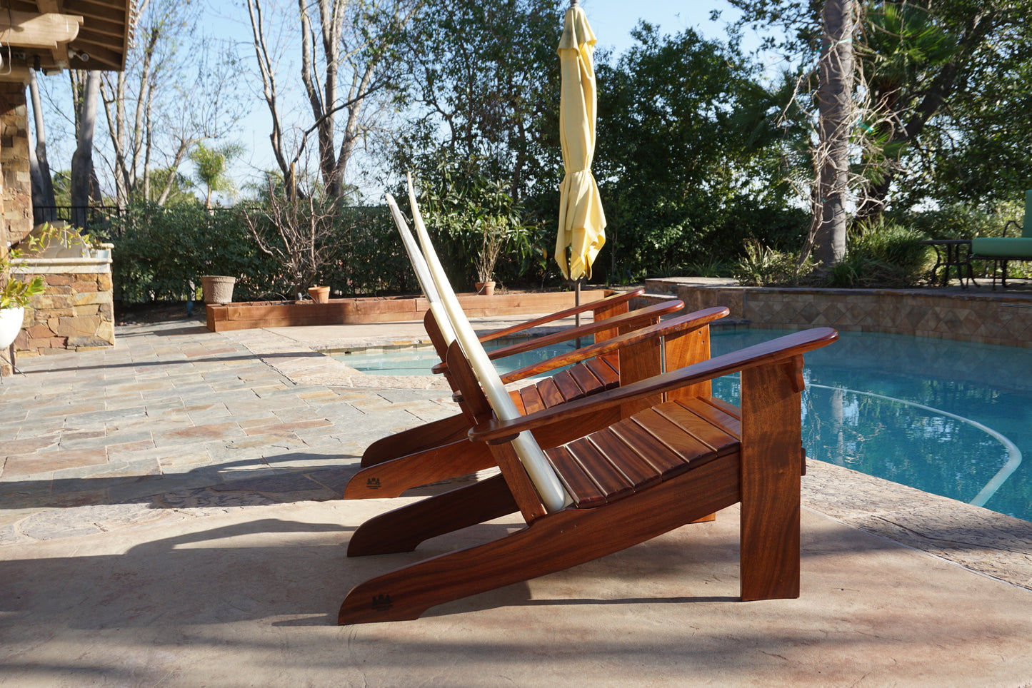 .T. Patterson. Large. Mahogany set of 2