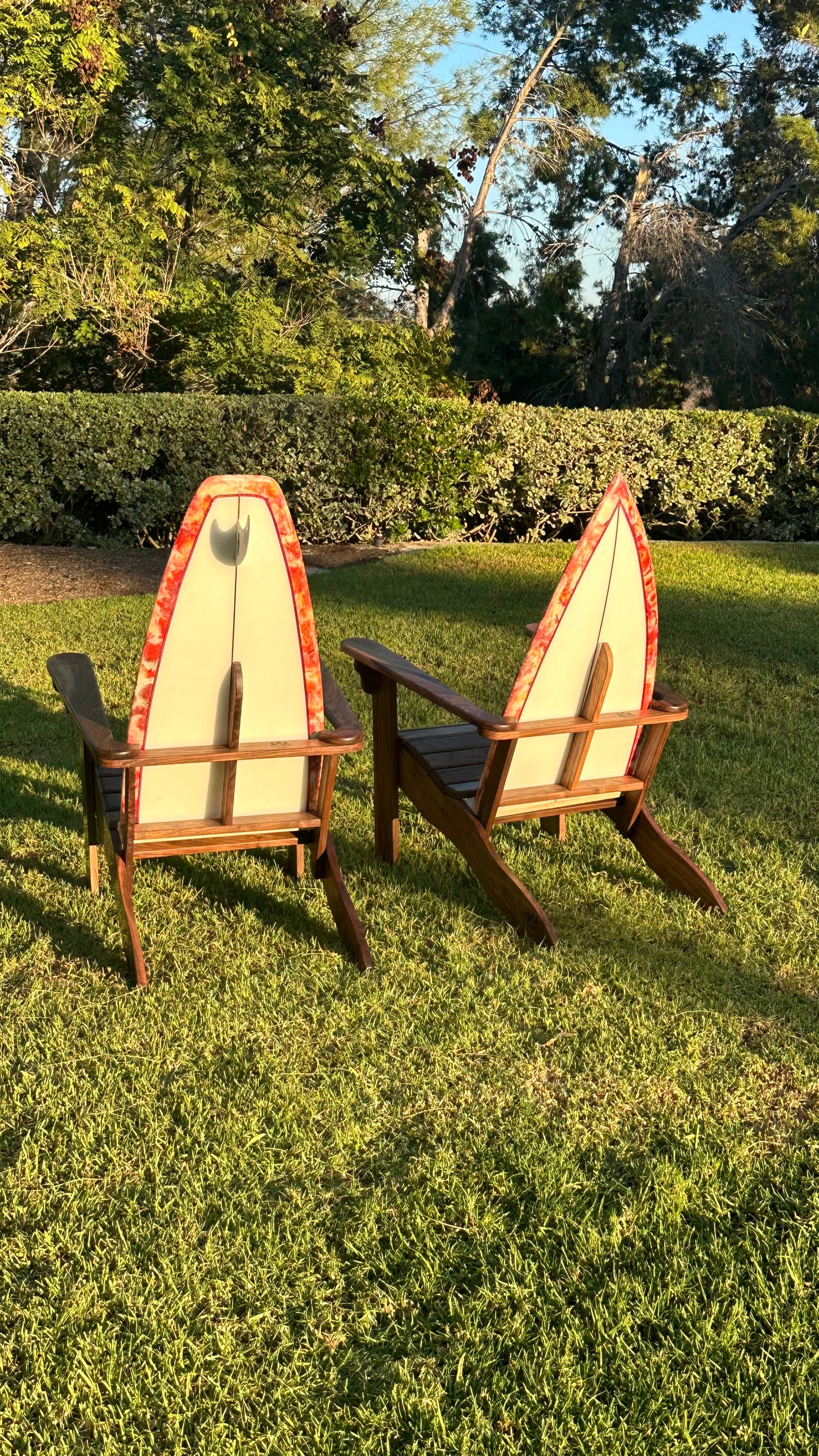 "Warm Fall Walnut" – Cozy Single Chair