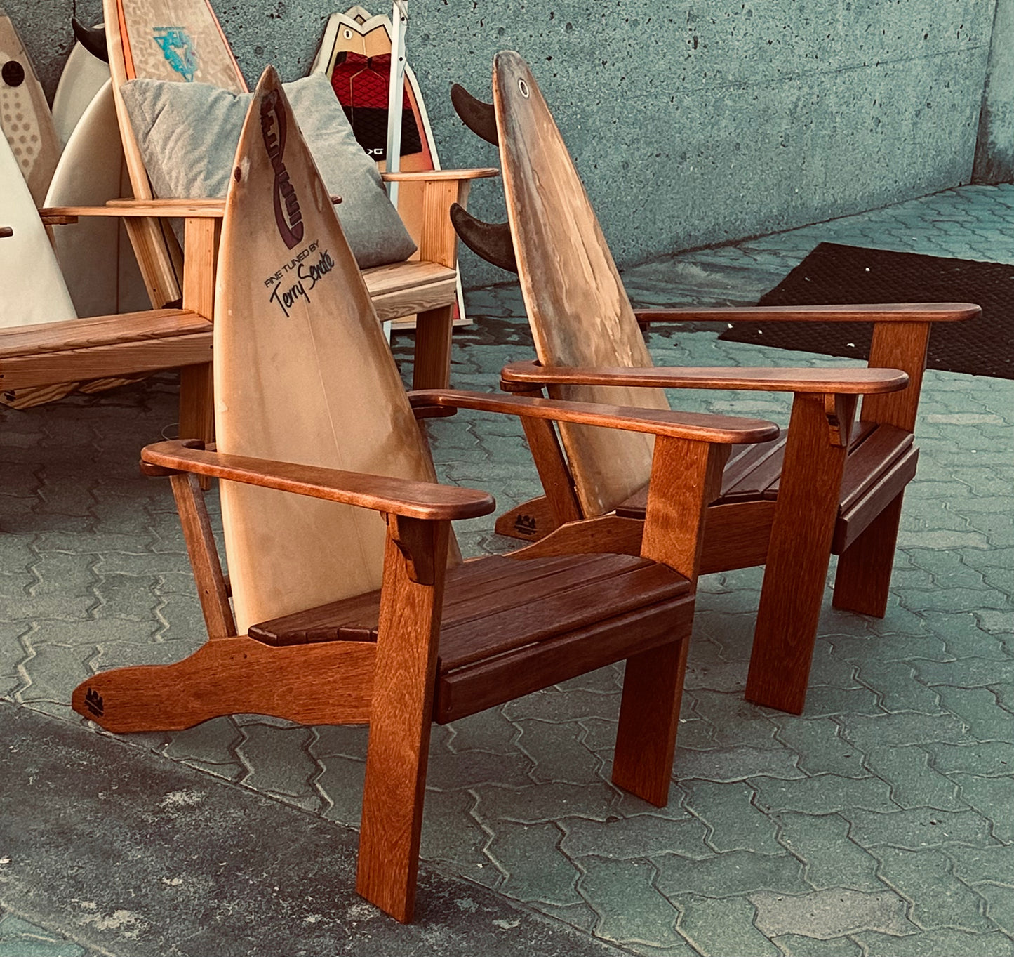 Green Fin Apitong Hardwood Set – Medium Size (2 pcs)