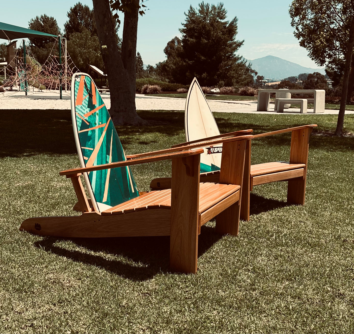 "SuperBrand" – Pair in Premium Red Grandis Wood