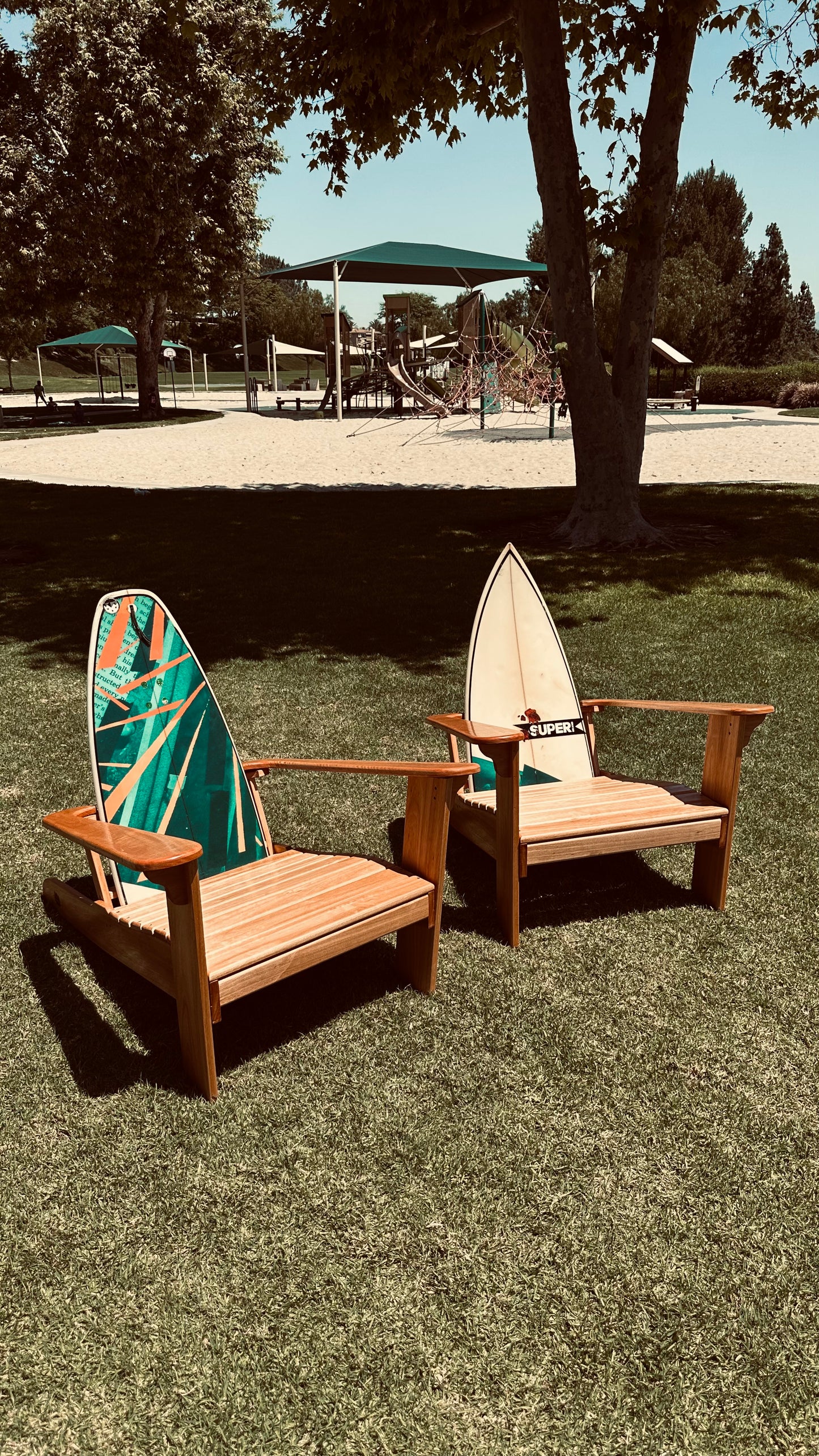 "SuperBrand" – Pair in Premium Red Grandis Wood