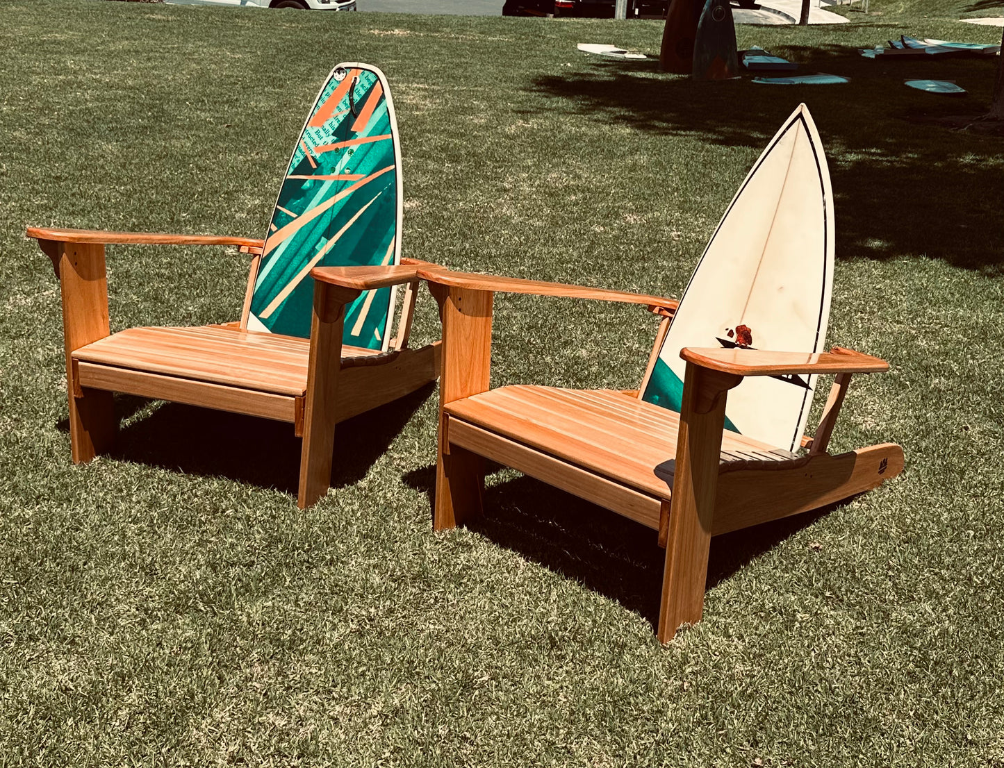 "SuperBrand" – Pair in Premium Red Grandis Wood