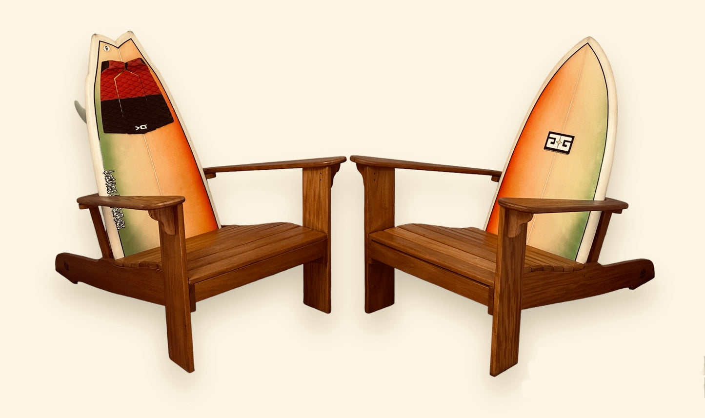 FREE SAME-DAY LOCAL DELIVERY!!! "Golden Shine." Mahogany. Set of 2