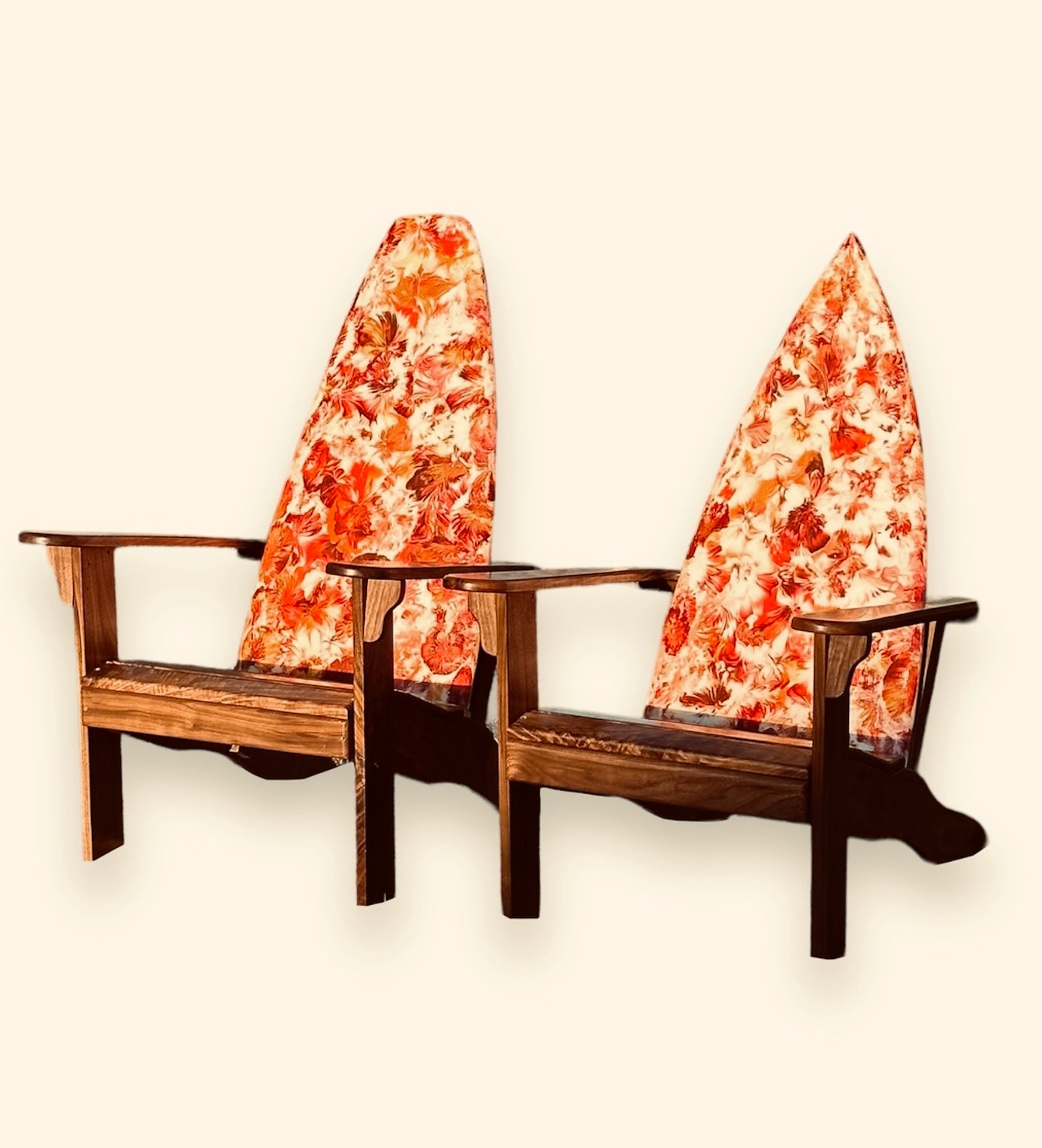 "Warm Fall Walnut" – Cozy Single Chair
