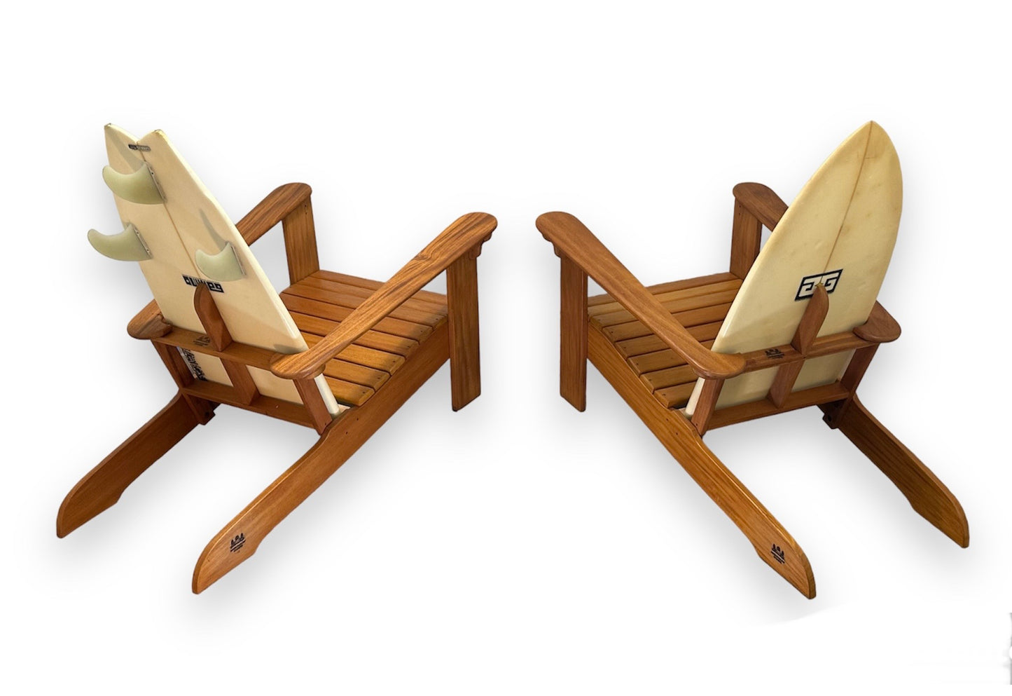 FREE SAME-DAY LOCAL DELIVERY!!! "Golden Shine." Mahogany. Set of 2