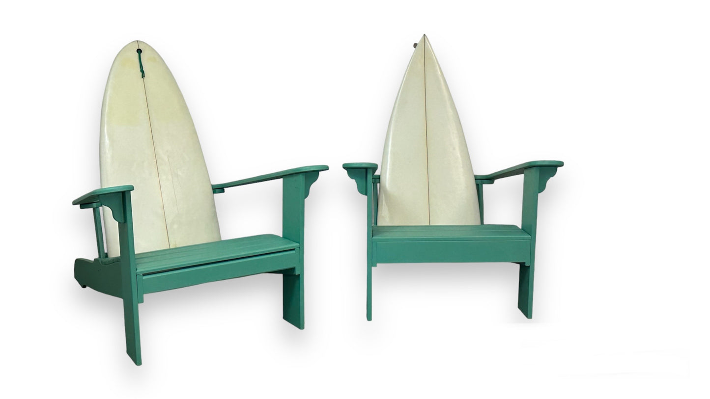 White fin. Set of 2