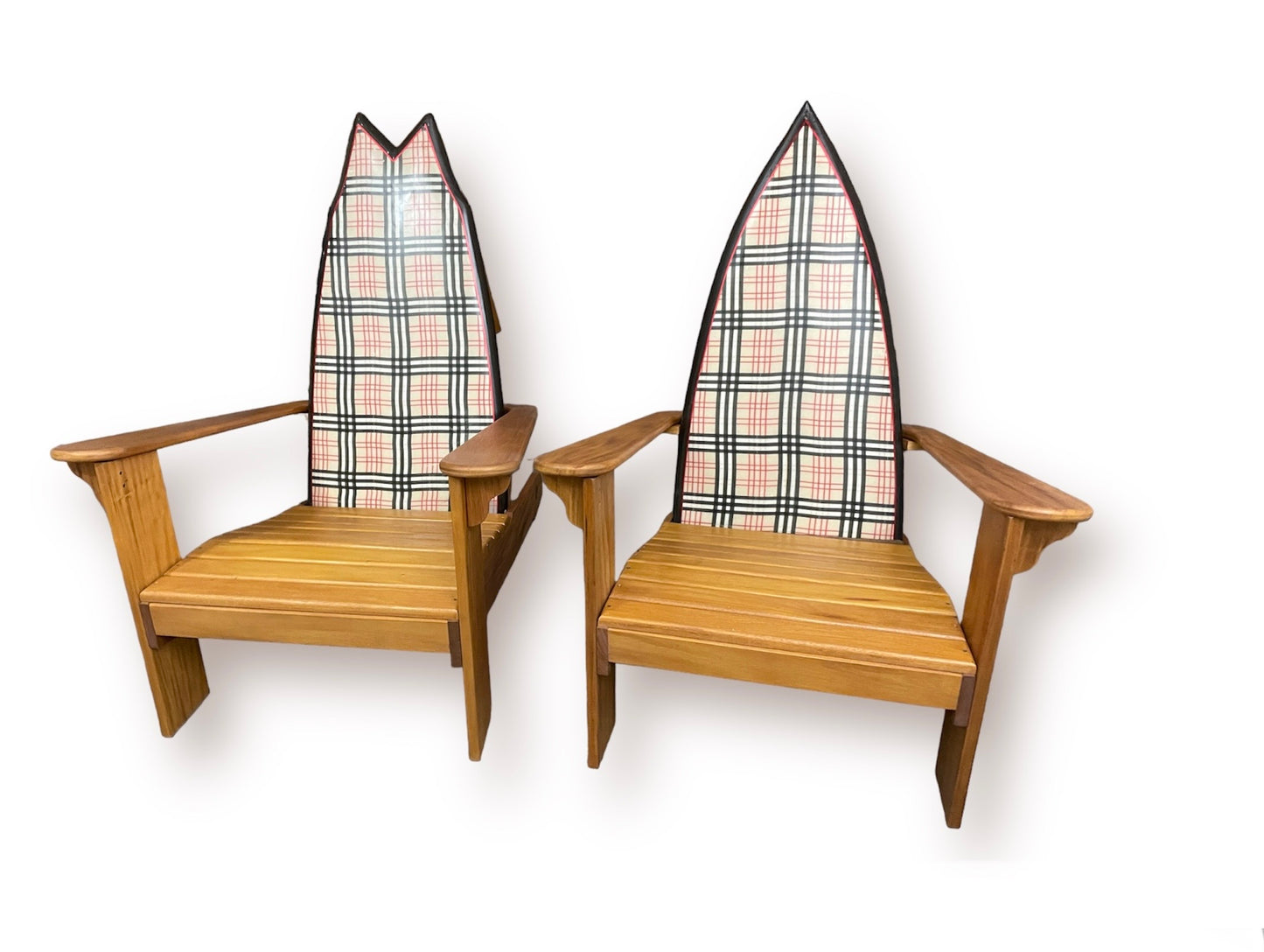 Checkered Mahogany Set of 2 – FREE SAME-DAY LOCAL DELIVERY!!!