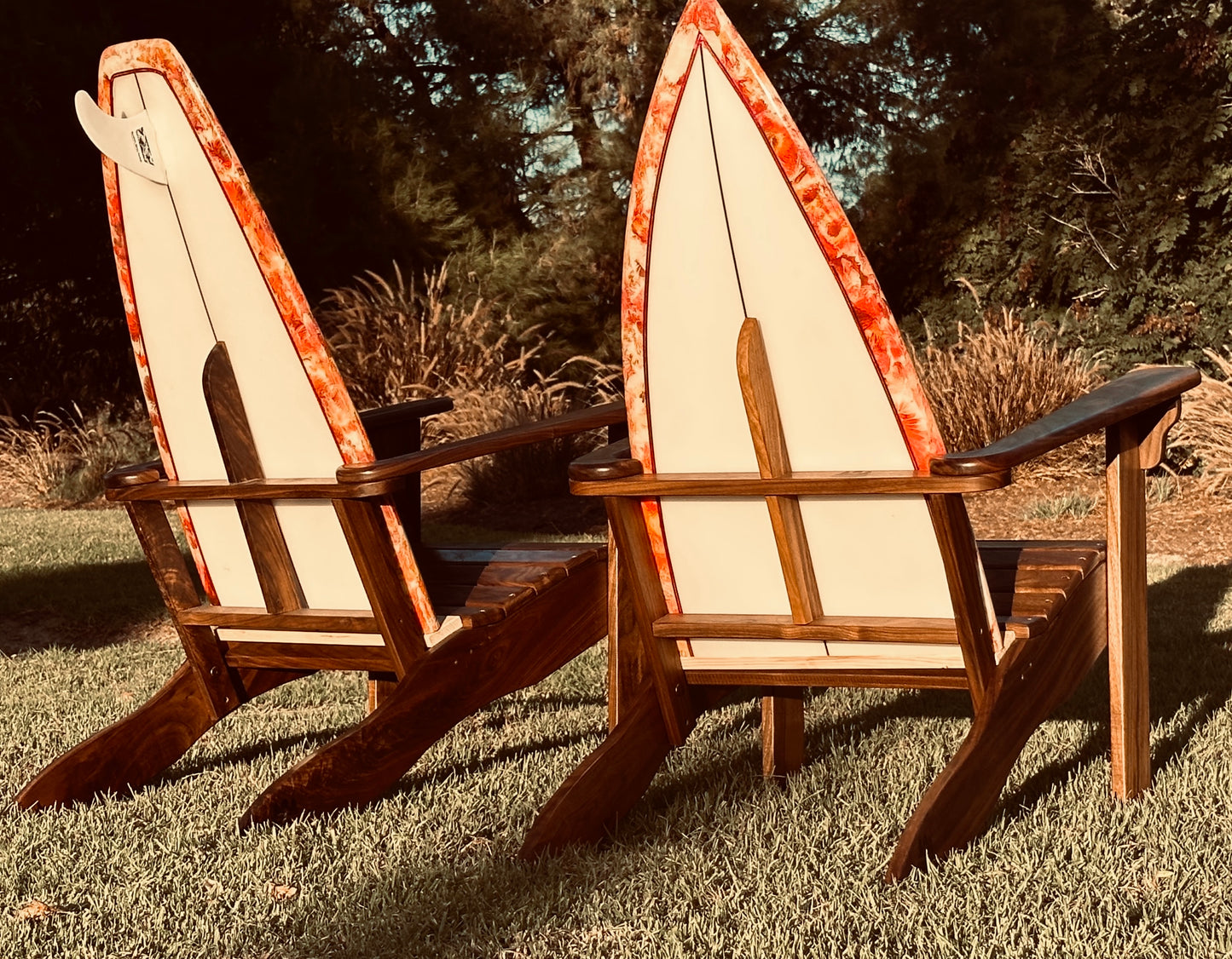 "Warm Fall Walnut" – Cozy Single Chair