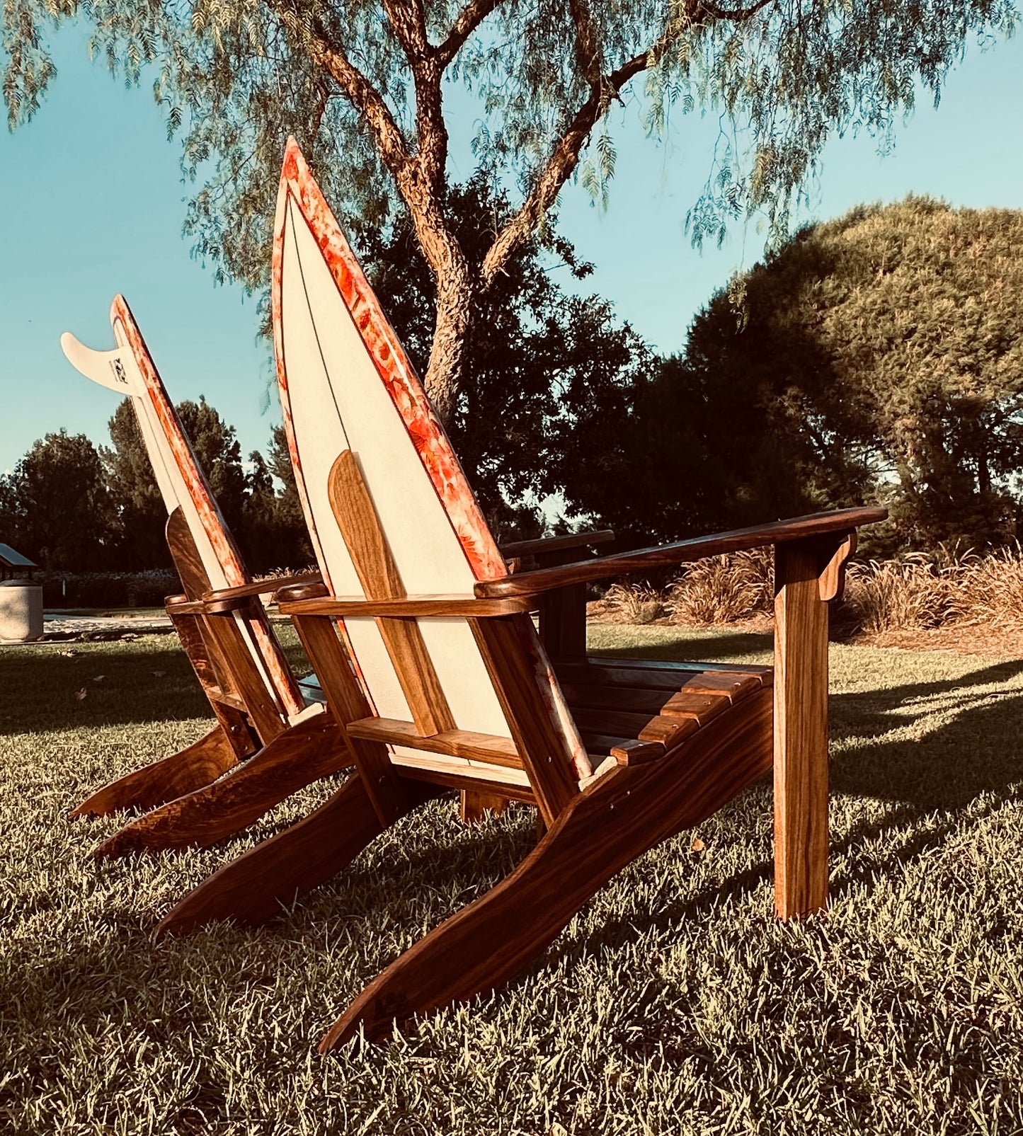 "Warm Fall Walnut" – Cozy Single Chair