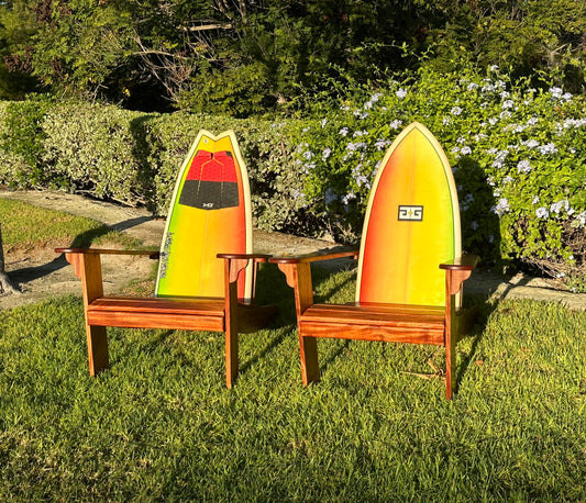 FREE SAME-DAY LOCAL DELIVERY!!! "Golden Shine." Mahogany. Set of 2