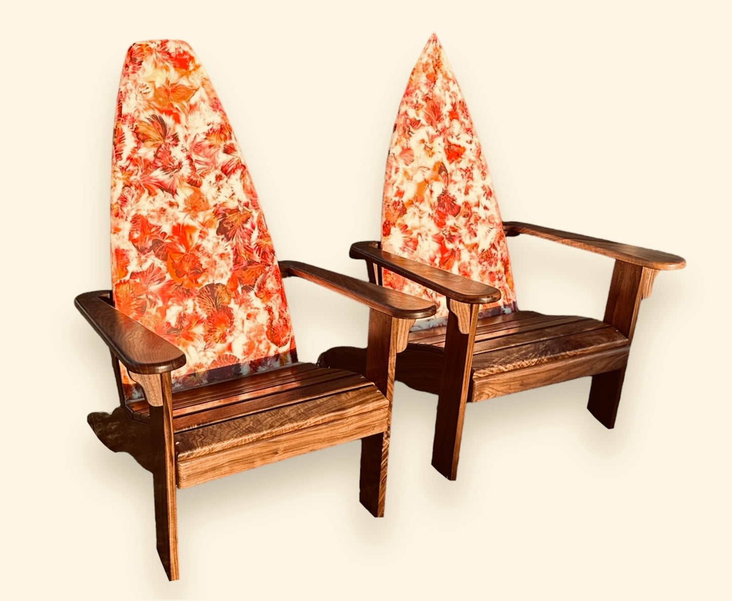 "Warm Fall Walnut" – Cozy Single Chair
