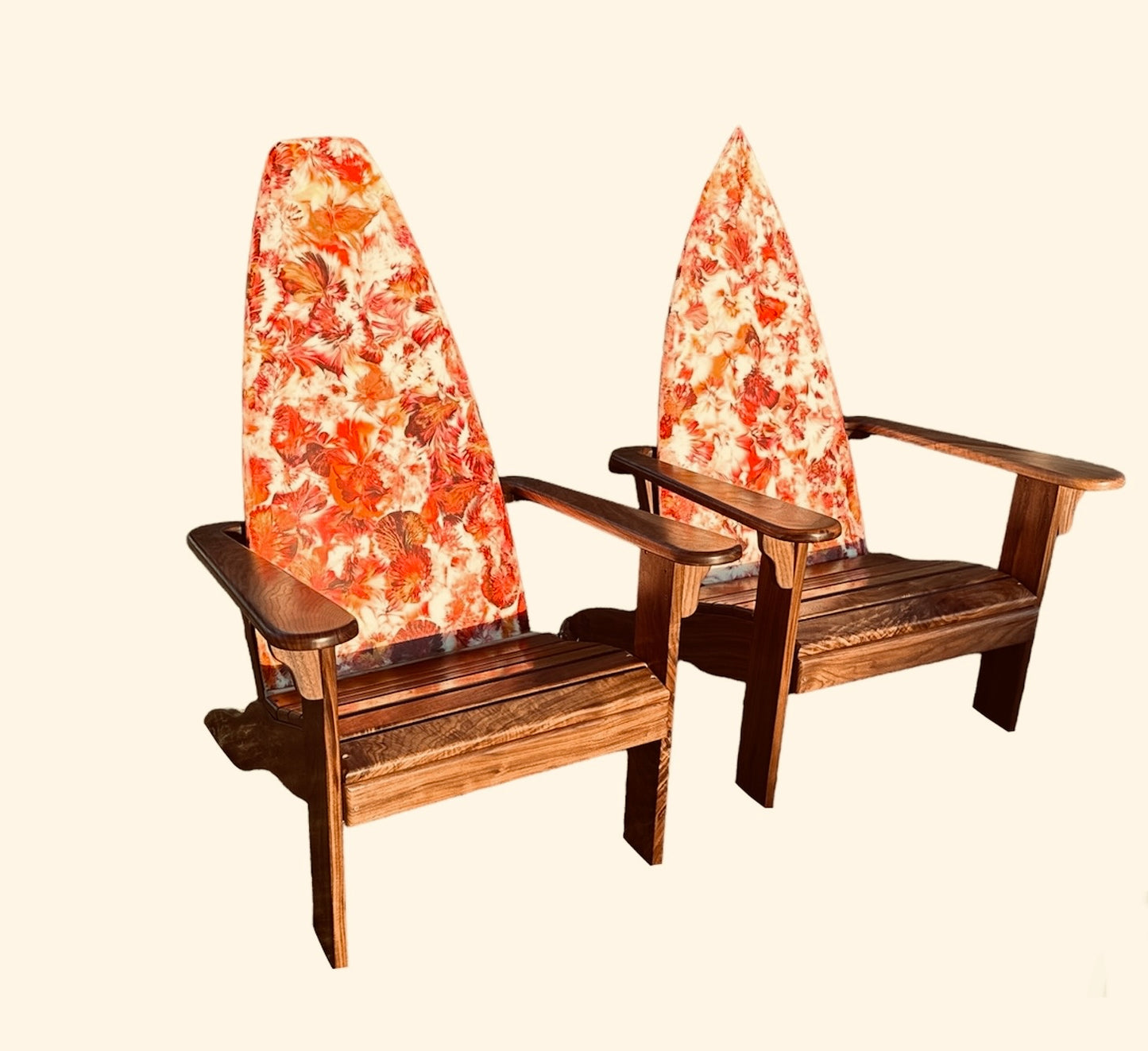 "Warm Fall Walnut" – Cozy Single Chair