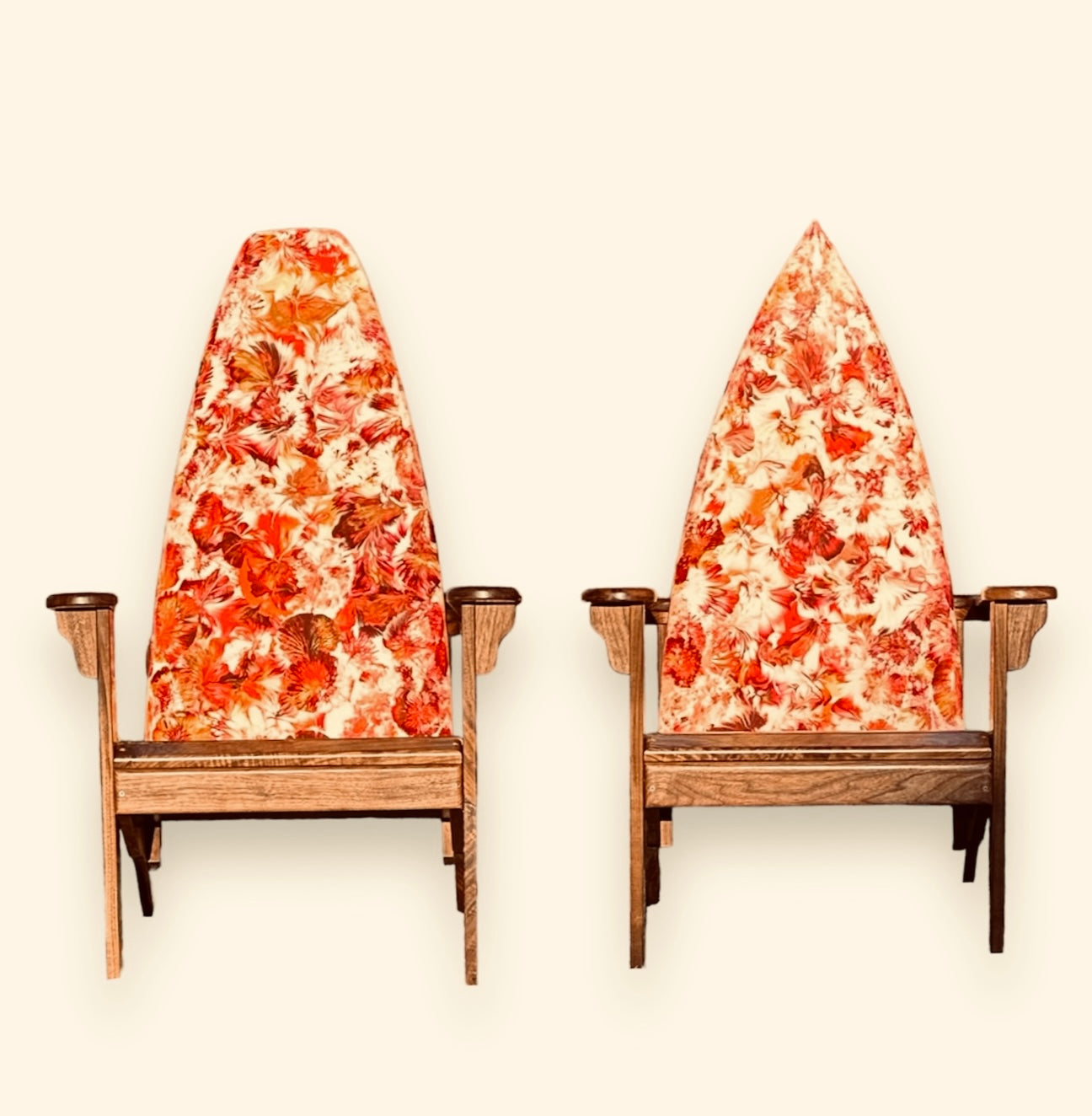 "Warm Fall Walnut" – Cozy Single Chair